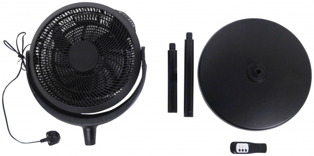 STAANDE VENTILATOR 12 INCH MET TIMER