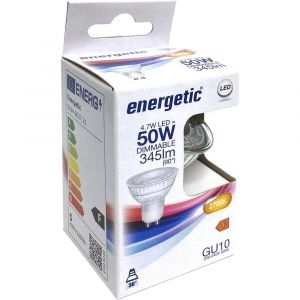 Energetic LED spot GU10 4,7-50W 2700K dimbaar