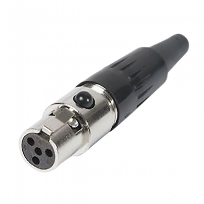 4 Pin Mini XLR Female Connector