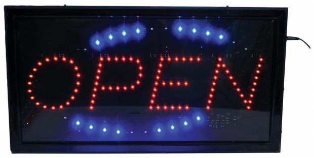 LED Open Sign groot
