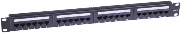 24 POORTS CAT6 PATCH PANEL