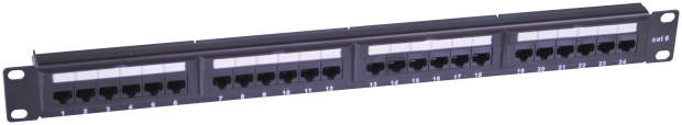 24 POORTS CAT5E PATCH PANEL