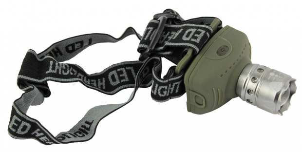 LED HOOFDLAMP 3W ZOOM