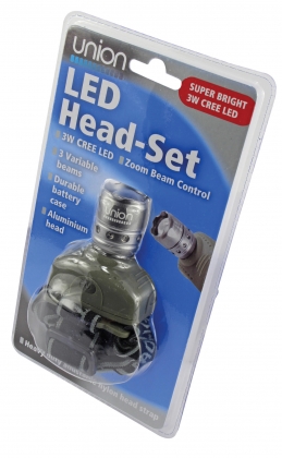 LED HOOFDLAMP 3W ZOOM