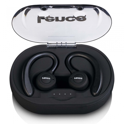 Sport IPX5 TWS Bluetooth®-oortelefoon Zwart
