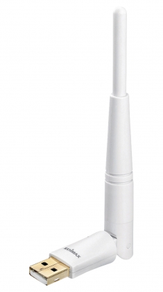Draadloze USB-Adapter N150 2.4 GHz Wit