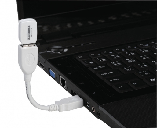 Draadloze USB-Adapter N300 2.4 GHz Wit