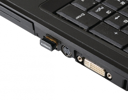Draadloze USB-Adapter N150 2.4 GHz Zwart