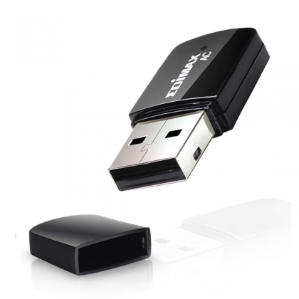 Draadloze USB-Adapter AC600 2.4/5 GHz (Dual Band) Zwart