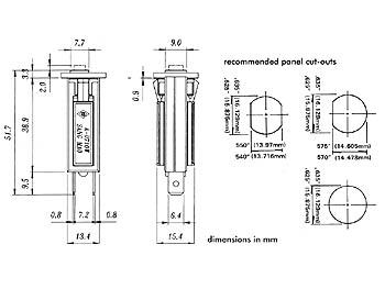 AUTOMATISCHE ZEKERING - 2A - 250VAC
