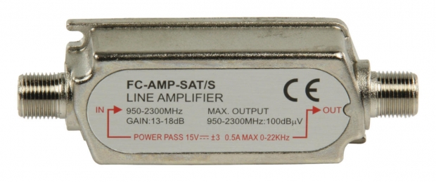 Satelliet In-Line Versterker 18 dB 950-2300 MHz