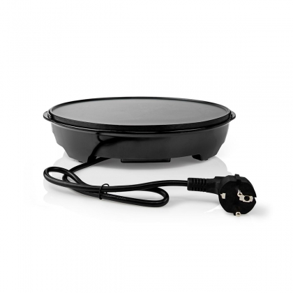 Crêpemaker | Diameter: 300 mm | 1200 W | Anti-aanbak laag | Temperatuurinstelling | Indicatielampje | Zwart | Metaal