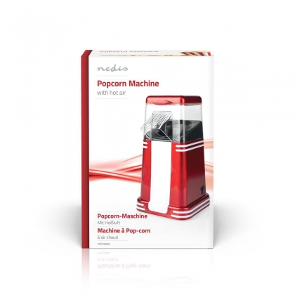 Popcornmachine | 1200 W | 2 - 4 min | Rood / Wit