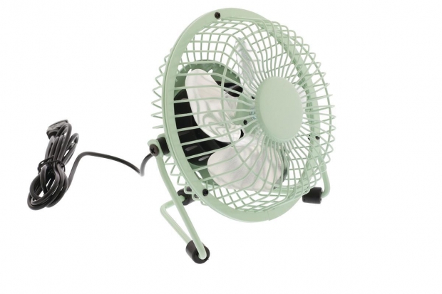 Tafelventilator 10 cm 2.5 W Metaal Groen