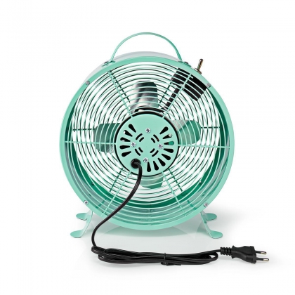 Tafelventilator | Netvoeding | Diameter: 250 mm | 20 W | 2 Snelheden | Turquoise