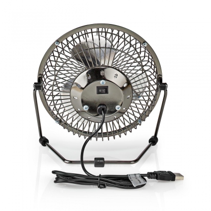 Tafelventilator | USB Gevoed | Diameter: 150 mm | 3 W | 1 Snelheid | Gun Metal Grijs