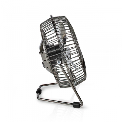 Tafelventilator | USB Gevoed | Diameter: 150 mm | 3 W | 1 Snelheid | Gun Metal Grijs