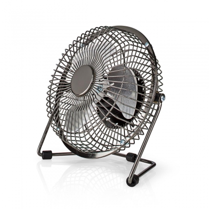 Tafelventilator | USB Gevoed | Diameter: 150 mm | 3 W | 1 Snelheid | Gun Metal Grijs
