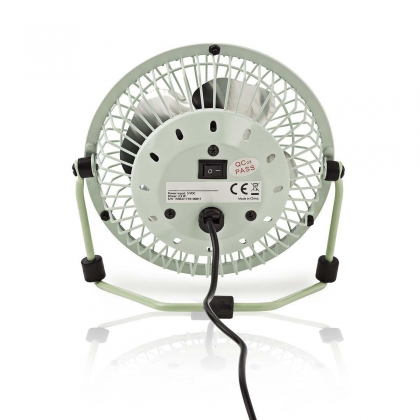 Tafelventilator | USB Gevoed | Diameter: 100 mm | 3 W | 1 Snelheid | Groen