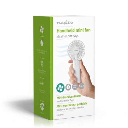 Hand Ventilator | 60 mm | 2 Snelheden | Wit