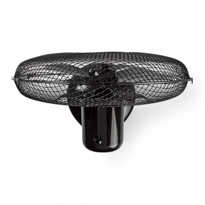 Tafelventilator | Netvoeding | Diameter: 400 mm | 45 W | Zwenkfunctie | 3 Snelheden | Zwart