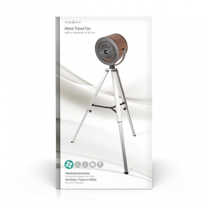 Statiefventilator | 250 mm | 3 Snelheden | Verstelbare hoogte | 45 W | Gerichtte luchtstroom | Multicolour