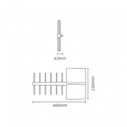 Funke YagiNX Regular DVB-T2 buitenantenne 43dB