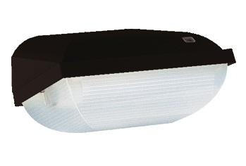 FWC 110 40KP wand armatuur zwart 9W PLS + schemerschakelaar
