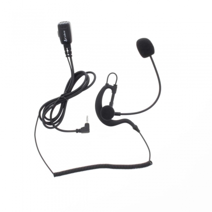 Oortelefoontje Headset Met Microfoonboom 2.5 mm Intern Zwart