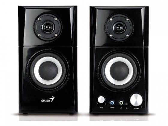 GENIUS - 2-WEG LUIDSPREKERSET - HOUT - SP-HF500A