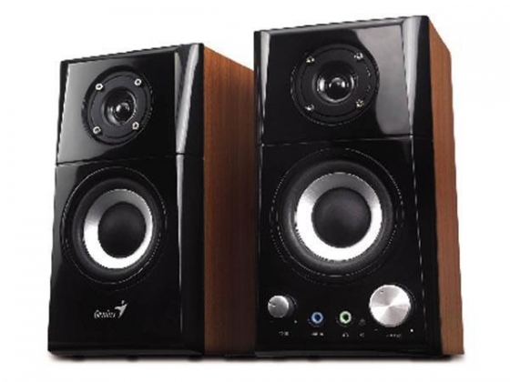 GENIUS - 2-WEG LUIDSPREKERSET - HOUT - SP-HF500A