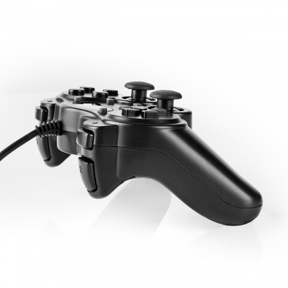 Gamepad | USB Type-A | USB Gevoed | PC | Aantal knoppen: 12 | Kabellengte: 1.50 m | Zwart