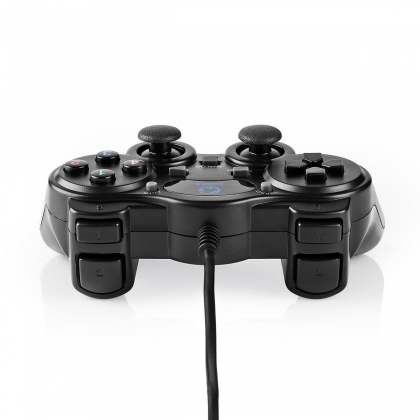 Gamepad | USB Type-A | USB Gevoed | PC | Aantal knoppen: 12 | Kabellengte: 1.50 m | Zwart