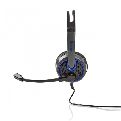 Gaming Headset | Over-Ear | Stereo | 2x 3.5 mm | Inklapbare Microfoon | 2.20 m | Zonder Verlichting