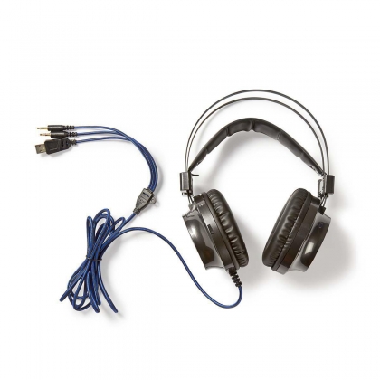 Gaming Headset | Over-Ear | Stereo | USB Type-A / 2x 3.5 mm | Ingebouwde Microfoon | 2.20 m | Normale Verlichting