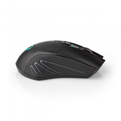 Gaming Muis | Wired & Wireless | 500 / 1000 / 2000 / 3000 / 5000 / 10000 dpi | Instelbare DPI | Aantal knoppen: 7 | Programmeerbare knoppen | Rechtshandig | 1.50 m | RGB