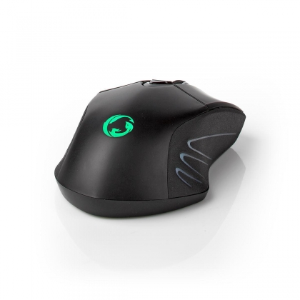 Gaming Muis | Wired & Wireless | 500 / 1000 / 2000 / 3000 / 5000 / 10000 dpi | Instelbare DPI | Aantal knoppen: 7 | Programmeerbare knoppen | Rechtshandig | 1.50 m | RGB