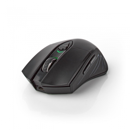 Gaming Muis | Wired & Wireless | 500 / 1000 / 2000 / 3000 / 5000 / 10000 dpi | Instelbare DPI | Aantal knoppen: 7 | Programmeerbare knoppen | Rechtshandig | 1.50 m | RGB