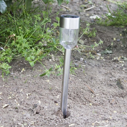 LED Solar Tuinlamp met Spies LED Display 12 st