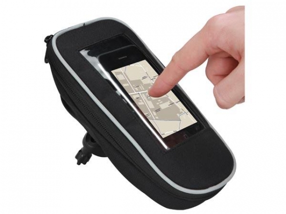 FIETSSTUURTAS - MET SMARTPHONEHOUDER