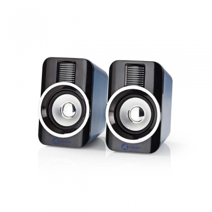 Gaming Speaker | Speaker-kanalen: 2.0 | USB Gevoed | 3,5 mm Male | 30 W | RGB | Volumebediening