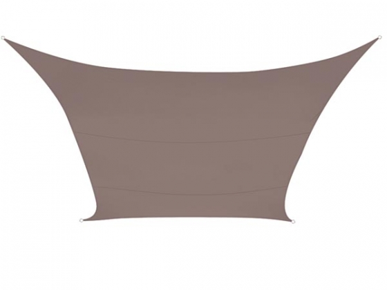 ZONNEZEIL - VIERKANT - 3.6 x 3.6 m - KLEUR: TAUPE