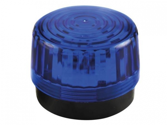 LED-KNIPPERLICHT - BLAUW - 12 VDC -  ø 100 mm