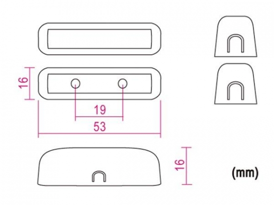 MAGNEETCONTACT - 0.1 A @ 30 VDC - NC