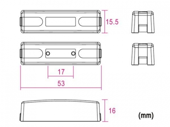 MAGNEETCONTACT - 0.5A @ 100V DC - NC