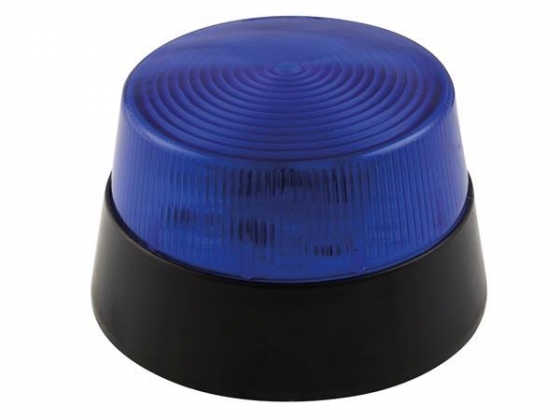 LED-KNIPPERLICHT - BLAUW - 12 VDC -  ø 77 mm