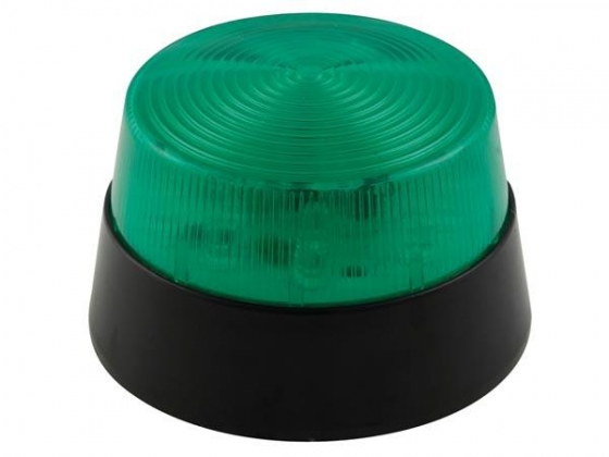 LED-KNIPPERLICHT - GROEN - 12 VDC -  ø 77 mm