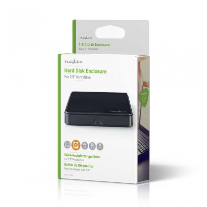 Hardeschijfbehuizing | 2.5 " | SATA II | USB2.0 | USB Type-A | Kunststof