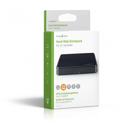 Hardeschijfbehuizing | 2.5 " | SATA II | USB2.0 | USB Type-A | Kunststof