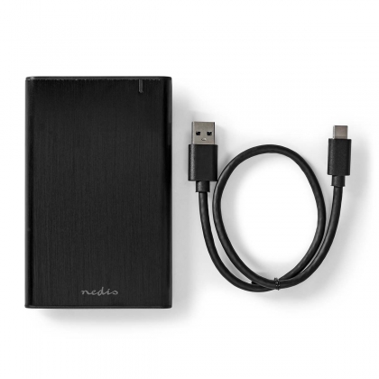 Hardeschijfbehuizing | 2.5 " | USB 3.1 Gen1 | USB Type-A / USB Type-C™ | Notebook / PC | Aluminium